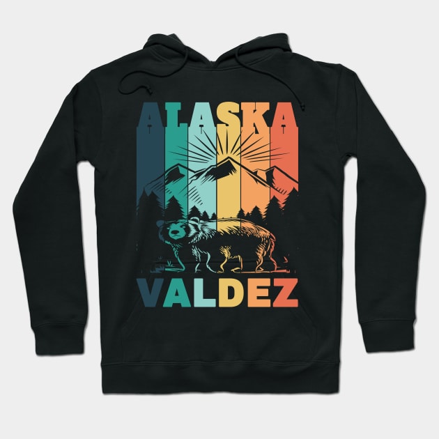 Valdez Alaska Mountain View Hoodie by HomeSpirit